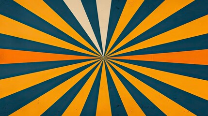 Obraz premium Retro radial design