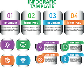 Modern Infographic Template with Creative Elements