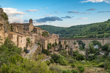 Fototapeta premium Picturesque medieval village of Minerve in the south of France