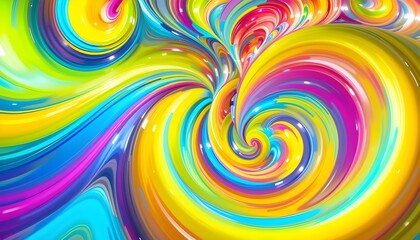 Carnival Chaos: Spirals of Color