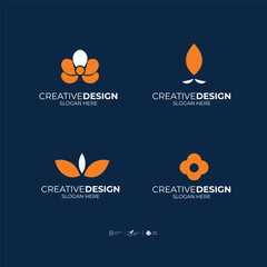 Logo template design ideas vector