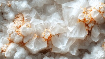 High-quality abstract quartz pattern with bright white color and natural mineral specks 