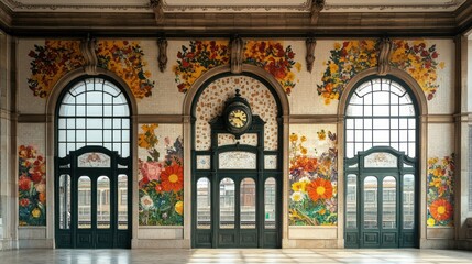 Floral Mosaic Interior 