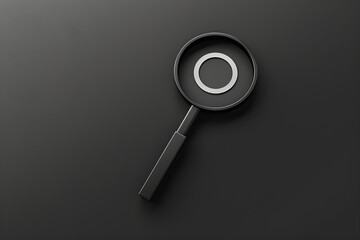 Minimalist Zoom Out Icon - Magnifying Glass with Minus Sign for Digital Interfaces and Tools