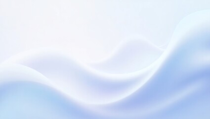 abstract light blue fluid with soft waves. The composition evokes a sense of calm and tranquility
