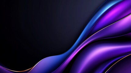 Abstract Purple and Blue Swirls: A Digital Art Masterpiece