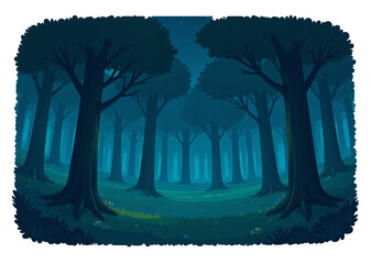 月下の精霊の森