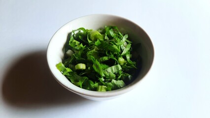 Fresh Celery Stalks and Leaves for Garnishing