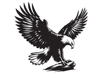 eagle flying logo silhouette vector, eagle logo icon silhouette, bald eagle silhouette, black american eagle flying logo silhouette, flying eagle bird silhouette isolated on white background