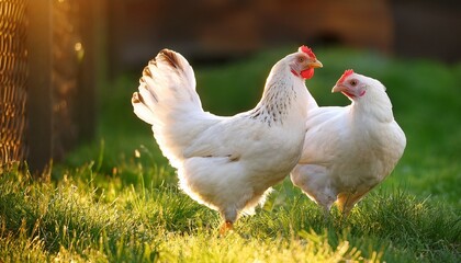 Fototapeta premium free range chicken