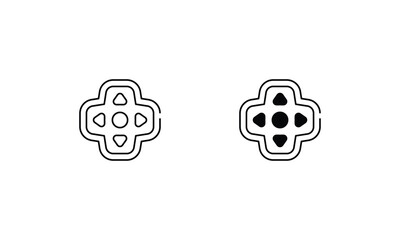 Controller icons set vector stock illustration