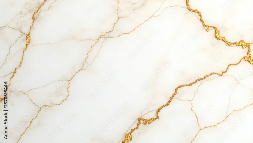 Poster elegant gold veins marble texture, perfect for adding a touch of luxury to your design projects. The intricate patterns create a captivating visual effect.