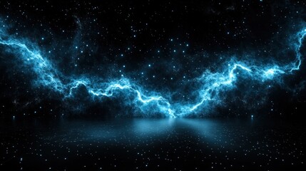 Celestial Lightning Storm: A Digital Masterpiece of Cosmic Energy