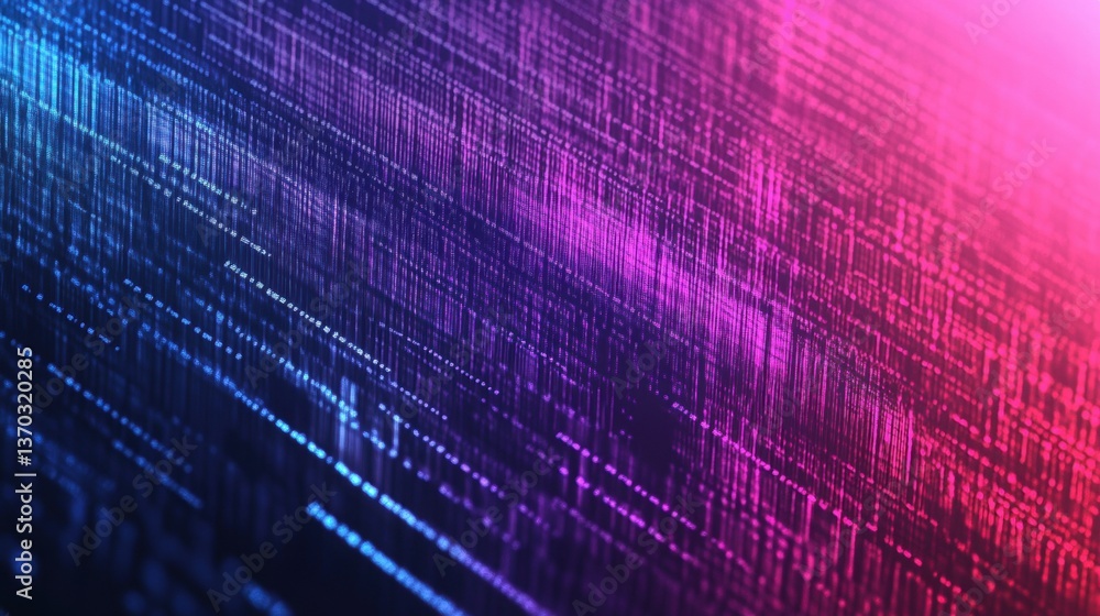 Aufkleber dynamic gradient mesh background with glowing matrix pattern digital design abstract environment vib