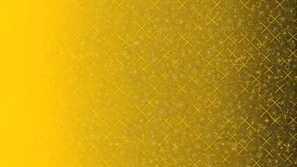 Yellow leather and metal textured background with a vintage and seamless pattern