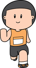 Illustration of runner

