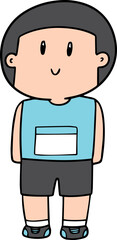 Illustration of runner


