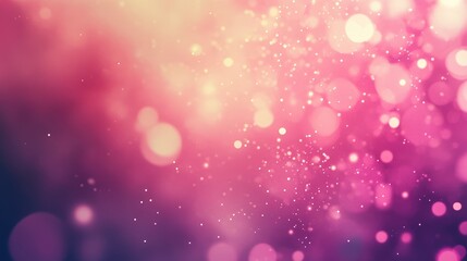 Soft Bokeh Background with Vibrant Colors and Glittering Light Effects for Creative Projects