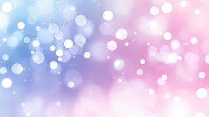 Obraz premium Soft Bokeh Background with Blue and Pink Gradient, Perfect for Celebrations and Creative Projects, Abstract Art Design
