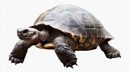 Obraz premium Big turtle isolated on transparent background