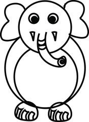 coloring book cartoon character