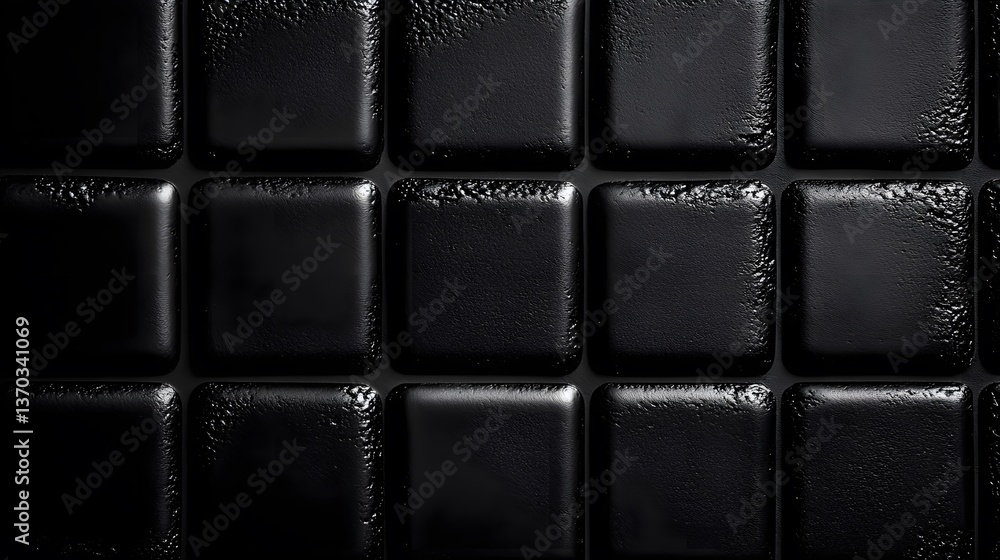 Poster abstract black square texture background pattern