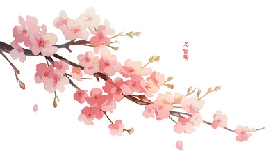 Floral flower vector Illustrations on white background