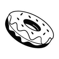Donut vector illustration