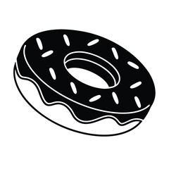 Obraz premium Donut vector illustration