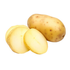 Potato Slice Image on transparent background
