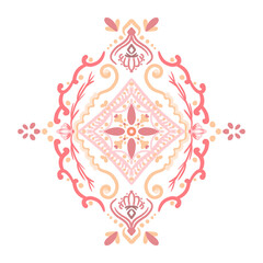 ornamental round lace ornament pattern 