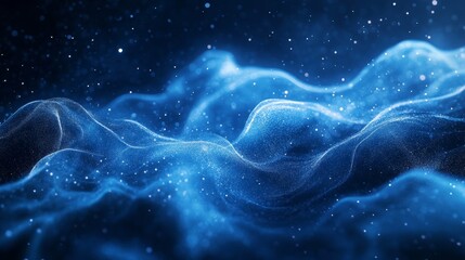 Abstract flowing fabric in shades of gray and white against a neutral background creating depth and texture