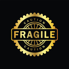 gold color caution rubber stamp, flat education label minimalist design for digital and print projects
 Graphic Design Icons Making a Huge Impact on Visual Aesthetics