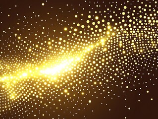 Gold Dot Abstract Background