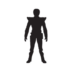 vector shape ranger black silhouette