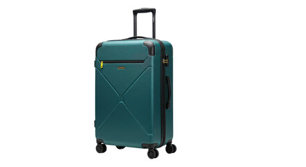 Isolated Green Suitcase