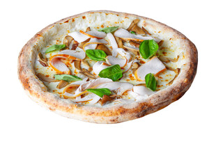 pizza with mushrooms