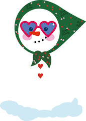 Christmas Snowman Cute Snowman