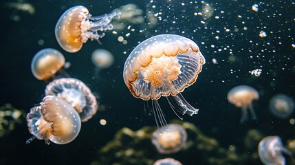jellyfish in the water