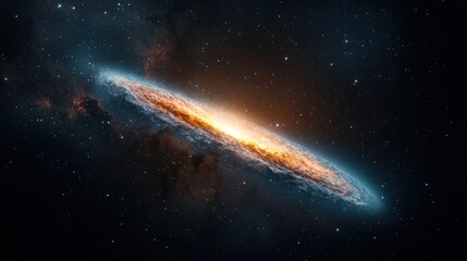 Fototapeta premium Cosmic ring galaxy