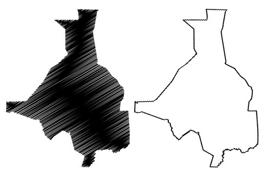Upper Nile state (States of South Sudan, Greater Upper Nile Region) map vector illustration, scribble sketch Upper Nile map
