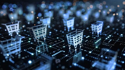 E-commerce business growth through digital networking, automation, and social media ads.