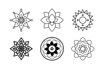 elegant mandala design for coloring book, henna design and wall art, creative mandala art