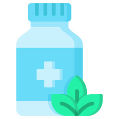 Obraz premium Herbal Medicine Icon