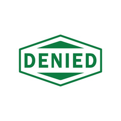 green denied rubber stamp, flat education label minimalist design for digital and print projects
 Graphic Design Icons Making a Huge Impact on Visual Aesthetics