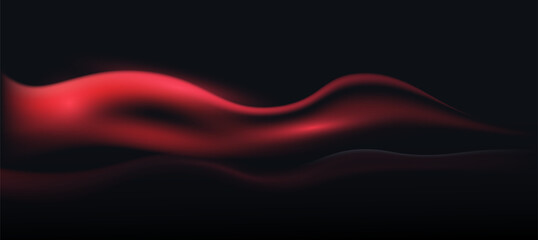 red and black wave abstract background, suitable for landing page