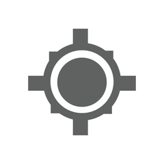 gear icon vector illustration