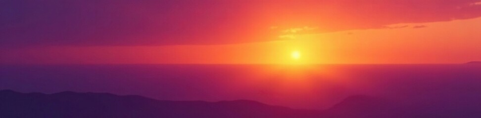Gradient of orange to purple creates a breathtaking sunset effect, golden, purple, warm
