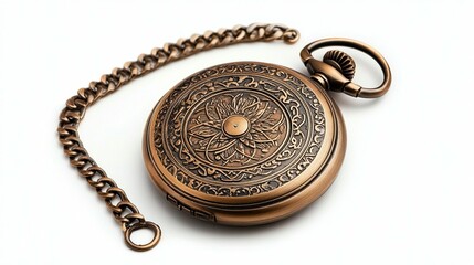 Antique Pocket Watch with Chain