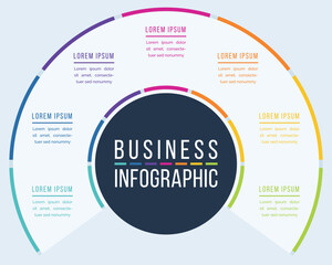 Business infographic design 7 Steps